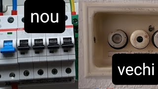 16 tablou electric simplu înlocuire fuzibile cu automate [upl. by Noiram108]