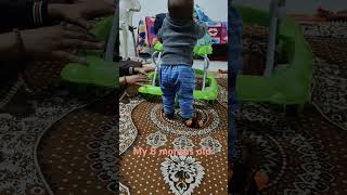 My 8 months baby learning walk 🧿🧿❤️❤️❤️🧿🧿❤️ song music love newsong garimaslife cutebaby [upl. by Yarahs152]