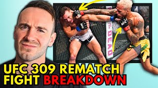 Breaking down Charles Oliveira CRAZY KO v Michael Chandler  Technique Breakdown  UFC 309 [upl. by Pomfret518]