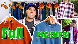 FALL CLOTHING HAUL 9 NEW FALL FASHION PICKUPS  FLANNELS  JACKETS  HOODIES [upl. by Holcman]