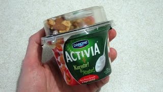 Danone Activia KarıştırampAtıştır Yoğurt İnceleme [upl. by Timothea29]