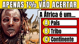 Você acha que é bom em Conhecimentos Gerais Duvido você acertar todas as perguntas deste QUIZ [upl. by Latihs]