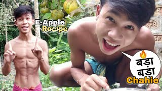 ToDay B Boys Cooker Boy ll Indian Village Style EApple Recipe ll Food Recipe [upl. by Fante]