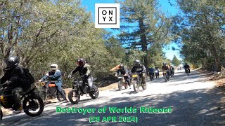 ONYX LA  Destroyer of Worlds Rideout 28 APR 2024 [upl. by Gorga]