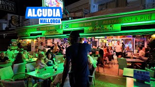 Alcudia Mallorca 🇪🇸 Nightlife 🍺 [upl. by Idola]