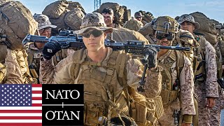 US Marines NATO Alliance Armed Forces Prepare for Defense in Sweden [upl. by Euqimod54]