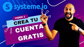 VIDEO 1 Cómo Crear Tu Cuenta Gratis en Systeme io [upl. by Holofernes]