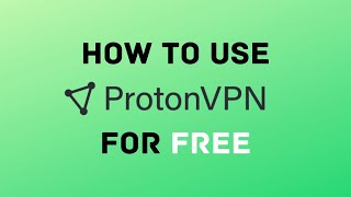 How to sign up and install ProtonVPN for FREE  How to use ProtonVPN [upl. by Alfeus]