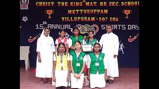 ANNUAL SPORTS DAY 202425 CHRIST THE KING MATHRSECSCHOOL METTUKUPPAM [upl. by Elbam]