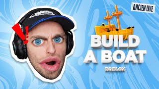 Roblox  Build A Boat on construit des bateaux  Rediffusion Squeezie du 23122021 [upl. by Stronski]