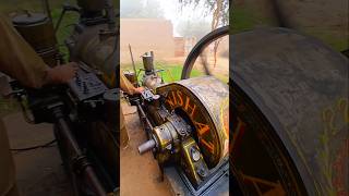 Diesel Engine Amazing Starat working with Falor Seystam Old Technology Sauth Panjaab Pakistan [upl. by Aisayt]