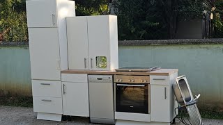 quotPolovan namestajquot uvoz iz Nemacke Austrije i Italije  Gebrauchte Möbel Used furniture [upl. by Yrdnal]