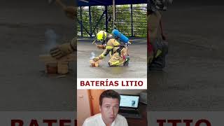 Incendios en baterías de litio eléctrico baterias incendio [upl. by Cohn880]