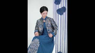 National Style Chinese Dress Ladies with Short Jacket fashionhanfu dress [upl. by Sira]