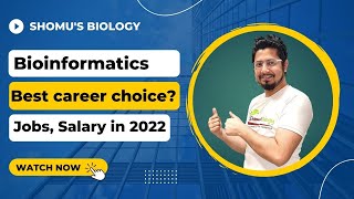 Bioinformatics career in India  Bioinformatics jobs and salary [upl. by Ocirderf253]