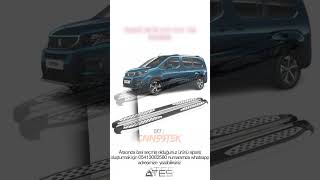 Peugeot Rifter 20192024 Yan Basamak  Ateş Aksesuar  TEL 08503082580 [upl. by Harwill]