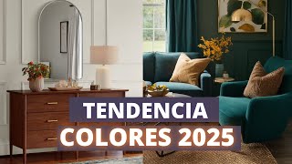 7 COLORES TENDENCIA 2025 DECORACIÓN DE INTERIORES [upl. by Irehs43]