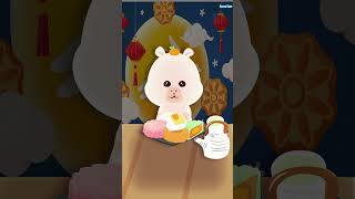 ASMR mukbang capybara animation mooncake shortvideo asmr shorts capybara mukbang mooncake [upl. by Chuah694]