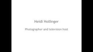 Heidi Hollinger  Photographer and television host [upl. by Ajuna]