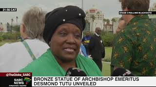 Archbishop Emeritus Desmond Tutu honoured at Long March to Freedom exhibition [upl. by Htebazileharas]