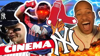 ABSOLUTE CINEMA  RED SOX VS YANKEES GAME 1 HIGHLIGHTS FAN REACTION GAME OF THE YEAR [upl. by Batory]