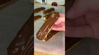 🍰Recette  Éclair au chocolat  crème pâtissière 👩🏼‍🍳 eat asmr recipe cooking food mukbang [upl. by Levan503]