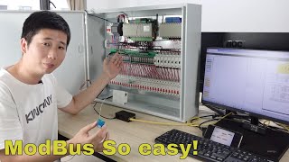 【home automation DIY by NodeRed12】read state amp output by Modbus [upl. by Mendive262]