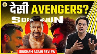 Singham Again Review Desi Avengers  Ajay Devgn Kareena Akshay Ranveer Rohit Shetty  RJ Raunak [upl. by Westfahl]