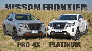 Nissan Frontier Pro4X y Platinum  Doble test  Matías Antico  TN Autos [upl. by Chalmers]