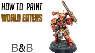 How to paint World Eaters [upl. by Sivar]