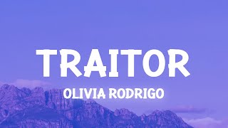 Olivia Rodrigo  traitor Lyrics [upl. by Haneeja]