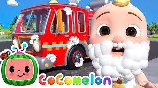 Fire Truck Wash Car Wash Song 🫧  MORE CoComelon Nursery Rhymes amp Kids Songs [upl. by Twila805]