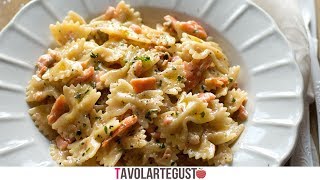 FARFALLE AL SALMONE Ricetta Facile e Trucchi per un risultato perfetto [upl. by Airdua]