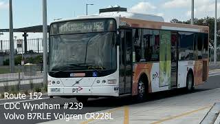 CDC Wyndham 239 Volvo B7RLE Volgren CR228L [upl. by Nytram]