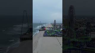 Seaside Heights and the boardwalk from the sky [upl. by Nois]