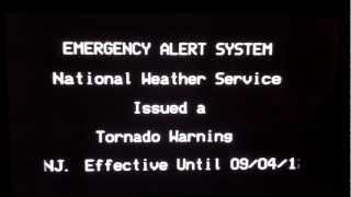 RARE Tornado Warning ON TV [upl. by Tabatha]