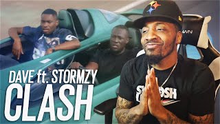 HE DISSED CHIP ON A FEATURE   Dave  Clash ft Stormzy REACTION [upl. by Anelaf]