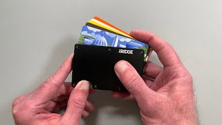 How to Use the Ridge Wallet with 3 Options for Accessing Middle Cards [upl. by Diarmuid]