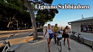 Lignano Sabbiadoro Italy Beach amp City tour [upl. by Ahtiuqal]