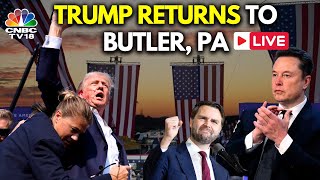 Trump LIVE Donald Trump Holds Historic Rally at Assassination Attempt Site in Butler PA  N18G [upl. by Erhart775]