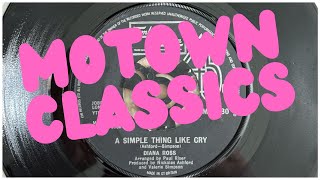 Classic Retro Motown Vinyl Diana Ross  A Simple Thing Like Cry 70s Music Tamla Motown Vintage [upl. by Yrallih798]