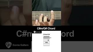 How To Play The CmG Chord On Guitar  Guvna Guitars [upl. by Aicilana]