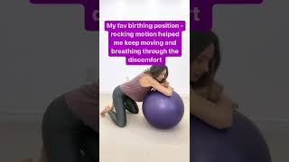 Get Baby in Position with This Birth Ball Exercise [upl. by Kcirtapnaes]