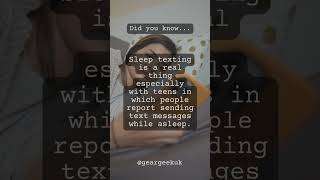 Turns out sleep texting is a real thing  especially for teens 😴👻 [upl. by Zsamot]