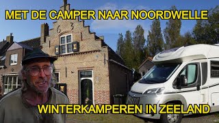 Met de camper naar Noordwelle  Winterkamperen in Zeeland [upl. by Enneiluj]