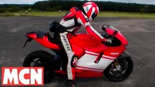 MCN Roadtest Ducati Desmosedici RR top speed test [upl. by Trebeh]