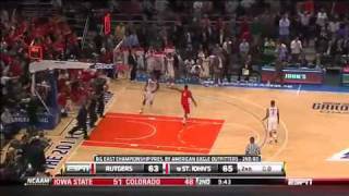 Rutgers vs St Johns controversial ending Big East Tournament  YouTube4flv [upl. by Ruhtua481]