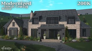 Modernized French Country Home  200K  Bloxburg Build [upl. by Araiek]