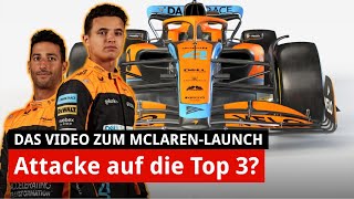 McLarenF1Launch 2022 Gleich drei Autos auf einmal  Präsentation MCL36 [upl. by Aynotan359]