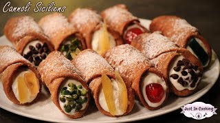 Recette de Cannoli Siciliens [upl. by Aehsrop]